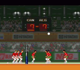 Super Volley II screenshot 3 for Super Famicom